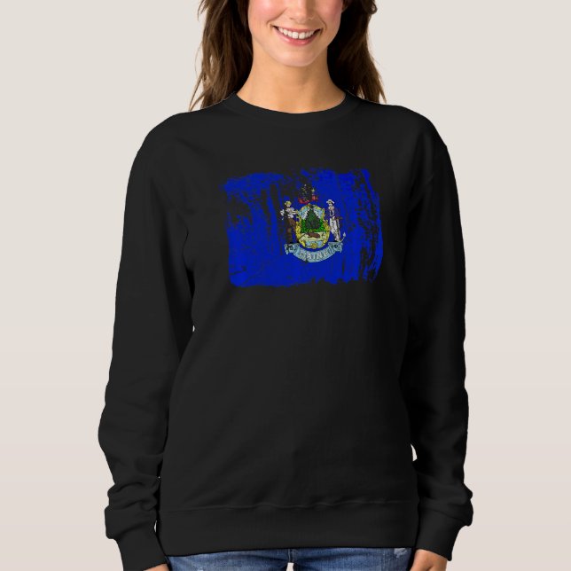 Einwohner von Maine Sweatshirt (Vorderseite)