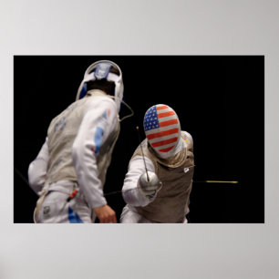 Einzäunung der Staaten Poster