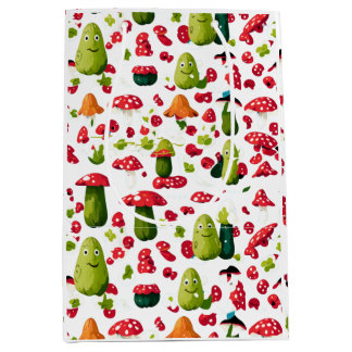 Einzel- und Pilzpackung Medium Geschenkbeutel Mittlere Geschenktüte