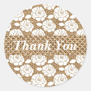 Einzel- und Schnürsticker Runder Aufkleber