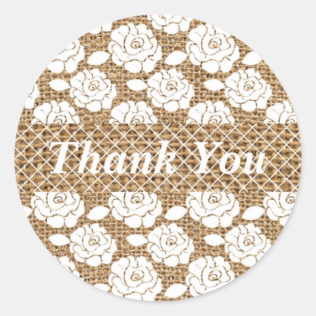 Einzel- und Schnürsticker Runder Aufkleber (Vorderseite)