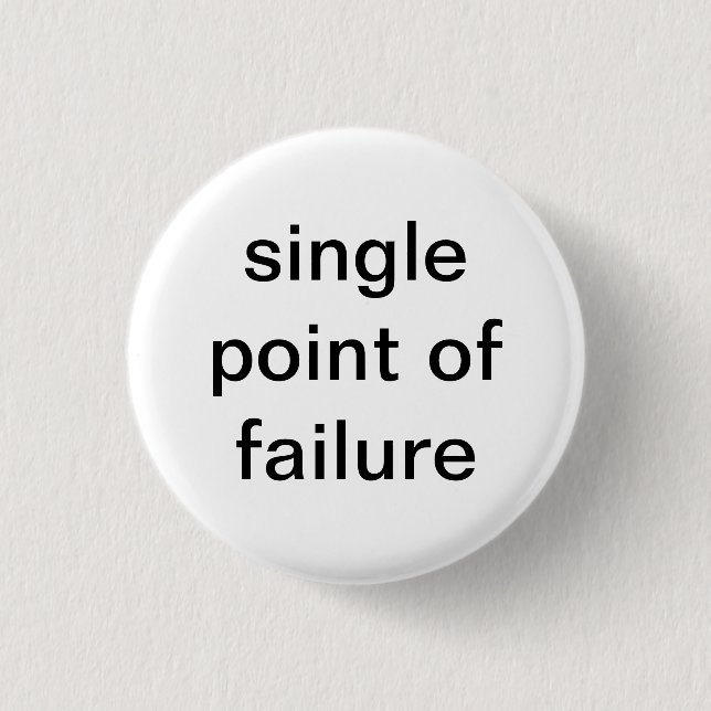 Einzel vom Ausfall Button (Vorderseite)