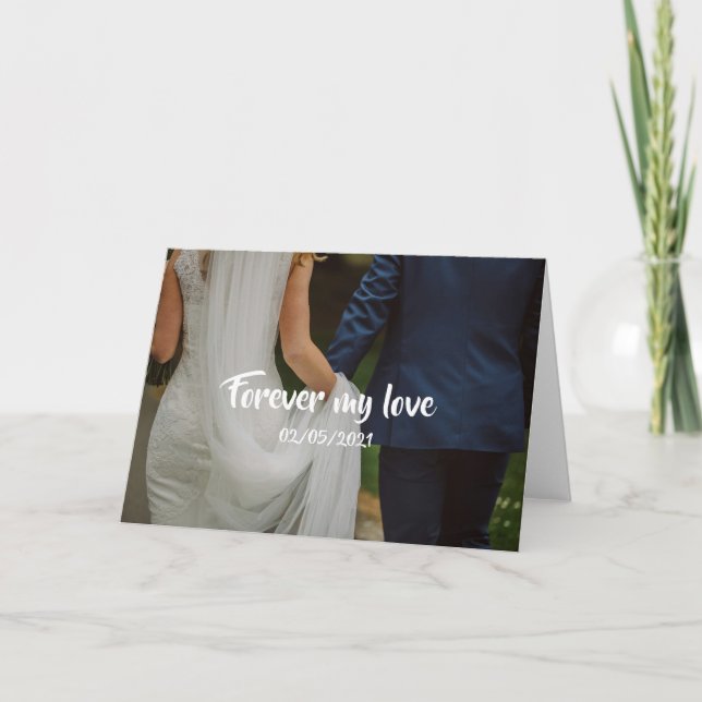 Einzelbilder und Lieben Dankeskarte (Vorderseite)