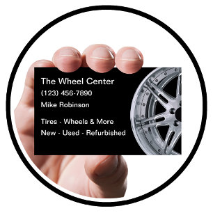 Einzelhandel mit Automobilzubehör Visitenkarte