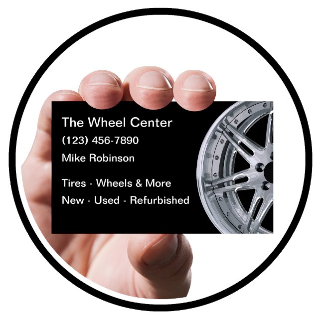 Einzelhandel mit Automobilzubehör Visitenkarte (Von Creator hochgeladen)