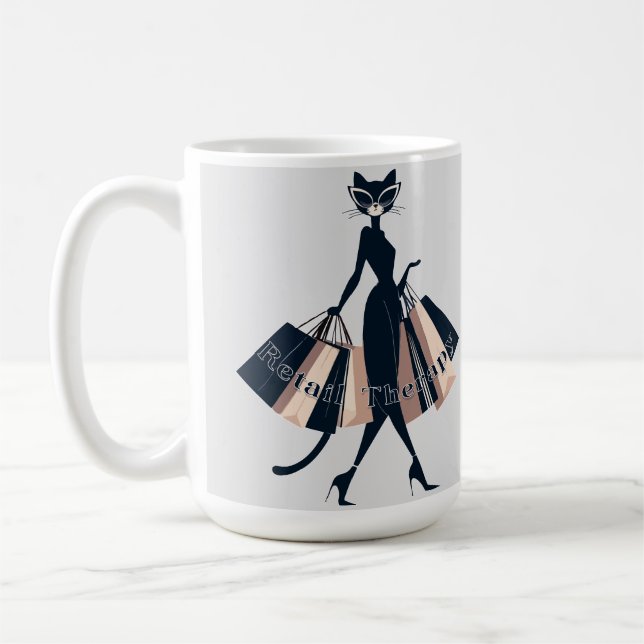 Einzelhandelstherapie Kaffeetasse (Links)