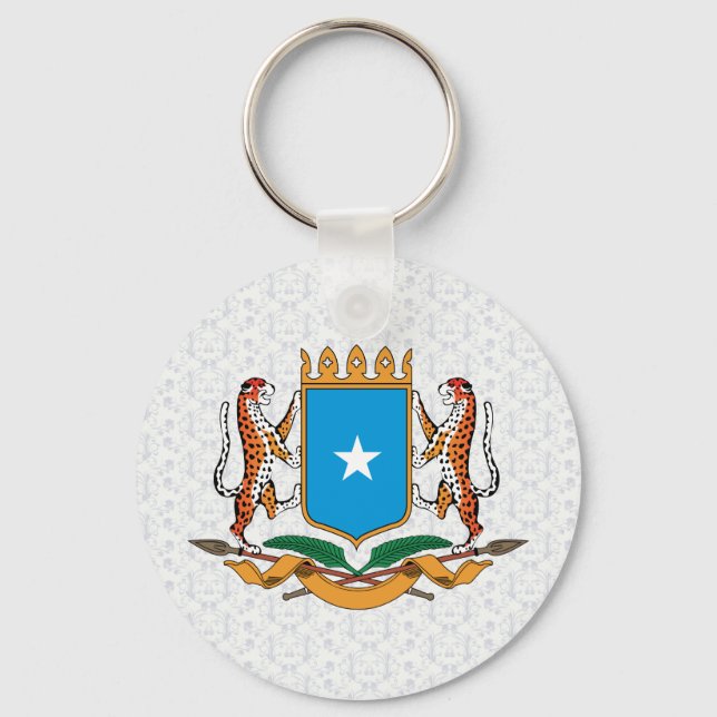 Einzelheiten zu Somalia-Wappen Schlüsselanhänger (Vorderseite)