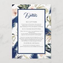 Einzelheiten zu tropischen Hochzeiten in blauen Pa