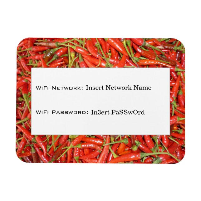 Einzelheiten zum Chili Magnet (Horizontal)