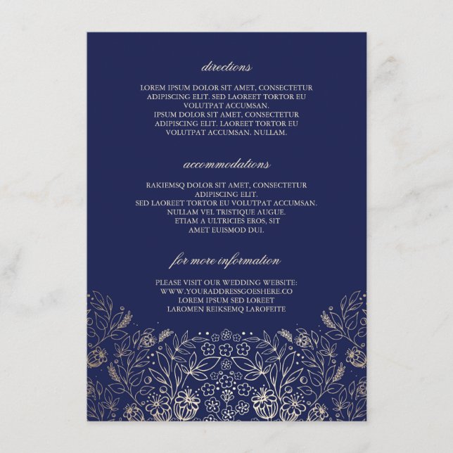 Einzelheiten zur Hochzeit der Goldflorenflotte - I Begleitkarte (Vorderseite)