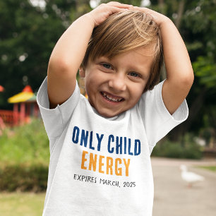 Einzelkind-Energie-Schwangerschaftsankündigung-Gag Kleinkind T-shirt