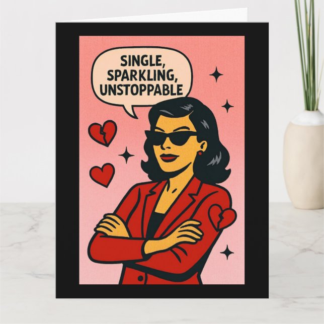 Einzeln, Funkelnd, Unaufhaltsam Karte (Vorderseite)