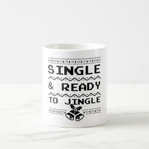 Einzeln und bereit zu bimmeln kaffeetasse