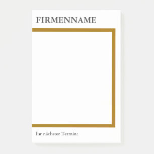 Einzelne Aufkleber Post-it Klebezettel