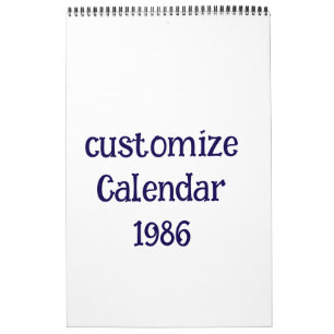 Einzelne Seite anpassen Kalender