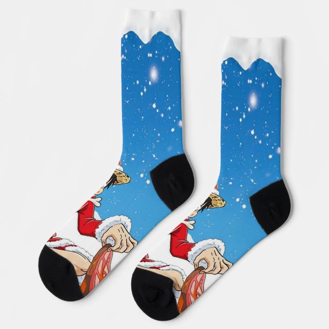 Einzelne Socken (Linkes Detail)