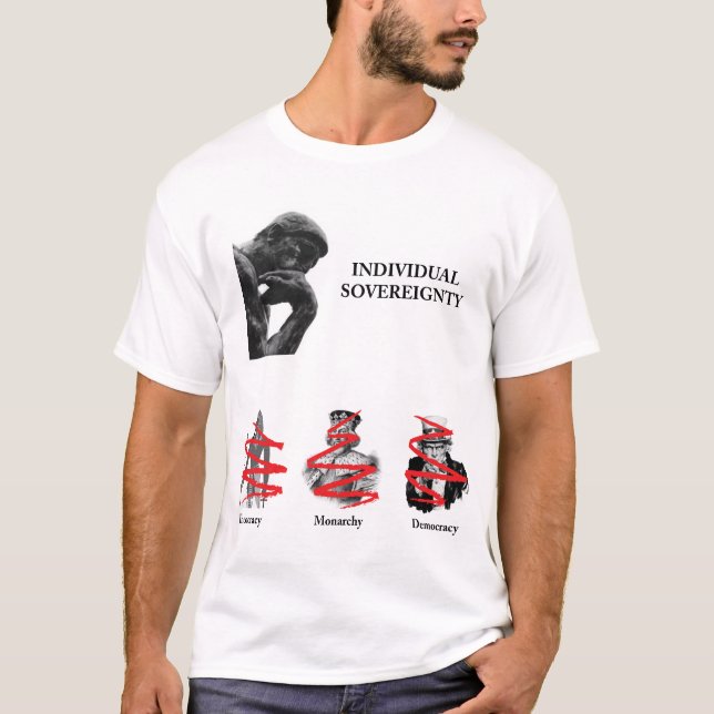 Einzelne Souveränität T-Shirt (Vorderseite)