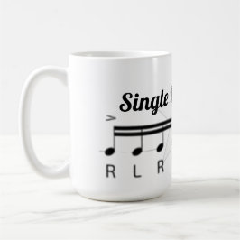 einzelner Paradiddle Kaffeetasse