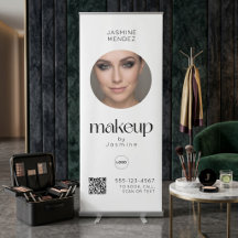 Einzelnes Foto QR Make-up Einfach Minimal Weiß Sal