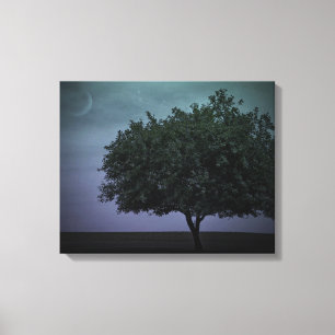 Einzelnes Land Baum Leinwanddruck