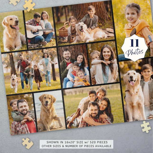 Einzigartig 11 Foto Collage Minimalistisch Einfach Puzzle (Von Creator hochgeladen)