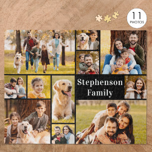 Einzigartig 11 FotoCollage Einfach Personalisiert Puzzle