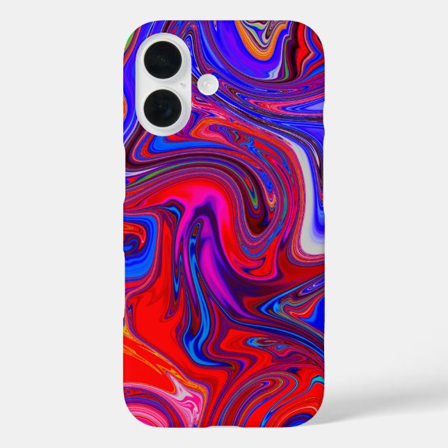 Einzigartig Abstrakte Marmorflüssiges und farbenfr Case-Mate iPhone Hülle (Rückseite)