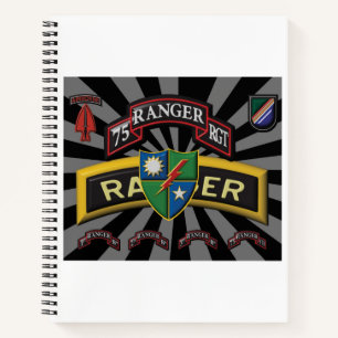 Einzigartig designtes 75. Ranger Regiment-Geschenk Notizbuch
