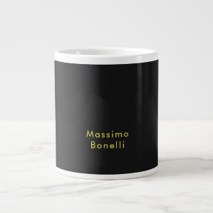 Einzigartig Elegant Einfach Schwarz Gelb Spezialna Jumbo-Tasse