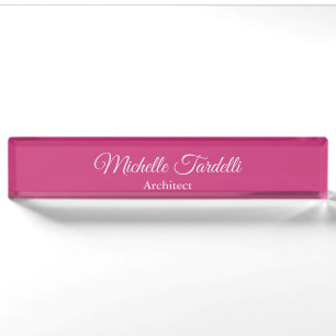 Einzigartig Elegant Minimalistisch Modern Weiblich Namensplakette