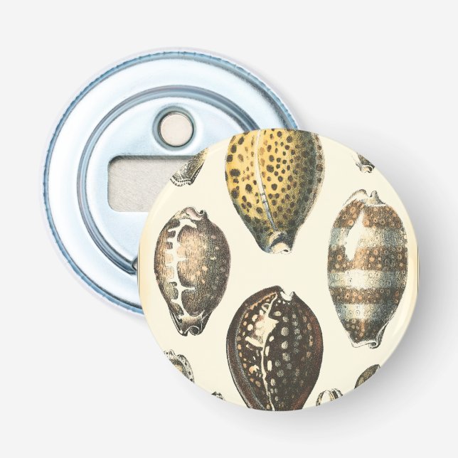 Einzigartig geformte Muscheln Flaschenöffner (Vorderseite)