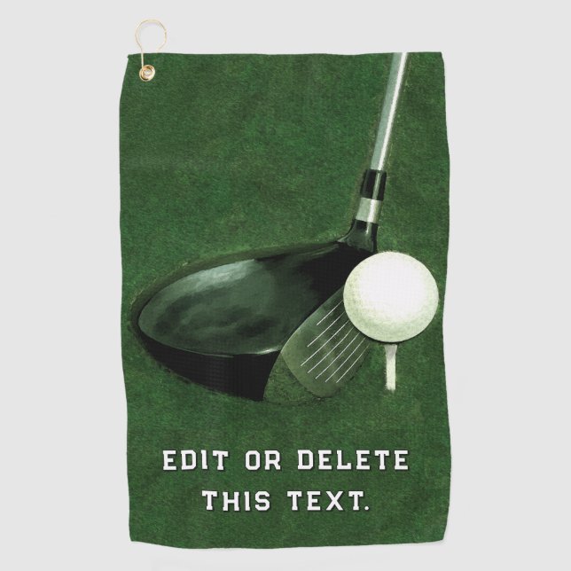 Einzigartig Golfhandtuch (Vorderseite)
