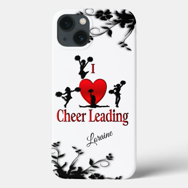 Einzigartig I Heart Cheerleader Personal Case-Mate iPhone Hülle (Rückseite)