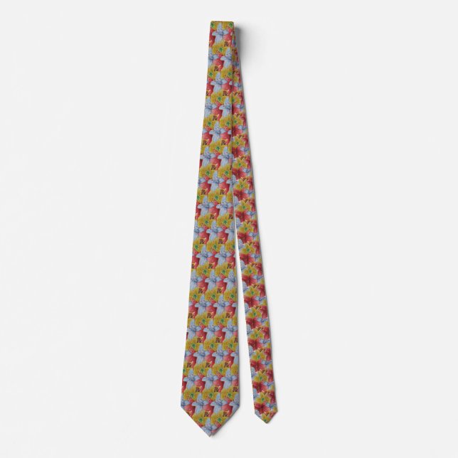 Einzigartig in der farbenfrohen Neck Tie Krawatte (Vorderseite)