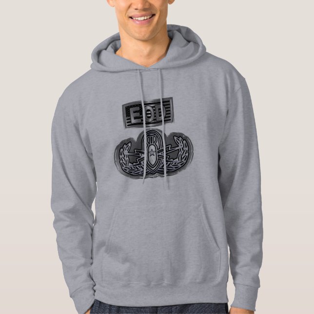 Einzigartig konzipiertes Gedenkbuch EOD Hoodie (Vorderseite)