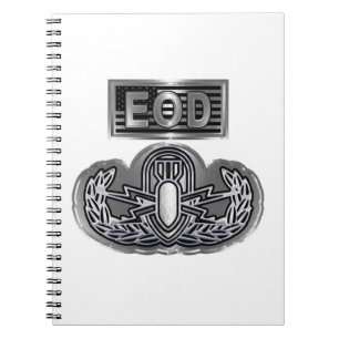 Einzigartig konzipiertes Gedenkbuch EOD Notizblock