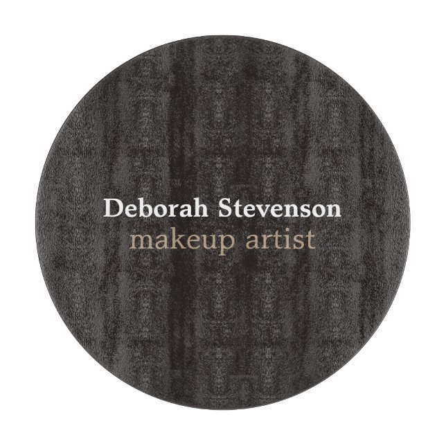 Einzigartig Moderne Graue Angewohnheit Schneidebrett (Vorderseite)