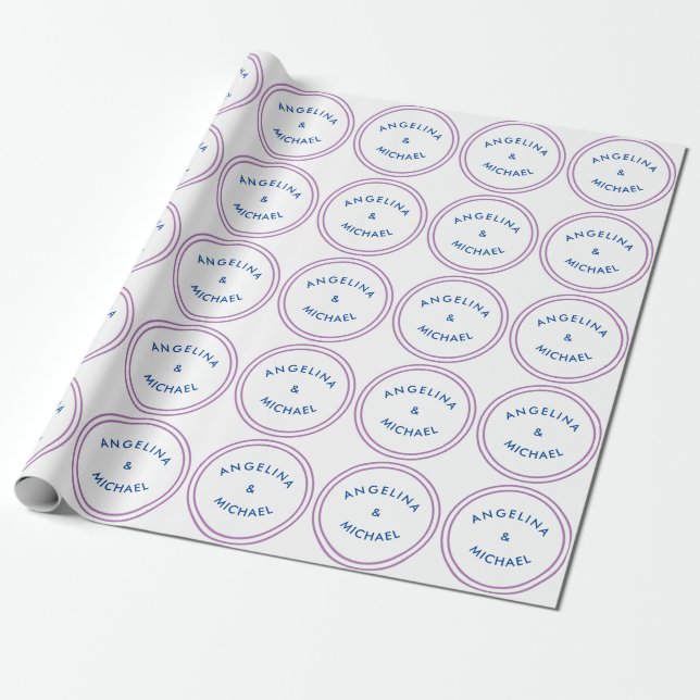 Einzigartig Modernes Minimalistisches Schlicht Geschenkpapier (Ungerollt)