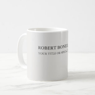 Einzigartig Modernes Platinum Gray Stilvoll Minima Kaffeetasse