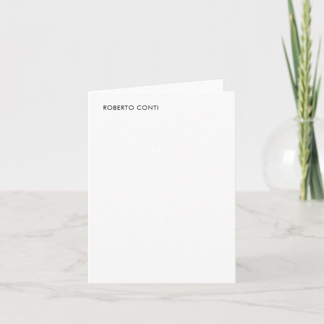 Einzigartig Modernes Schlichtes Minimalistisch (Vorderseite)