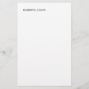 Einzigartig Modernes Schlichtes Minimalistisch Briefpapier