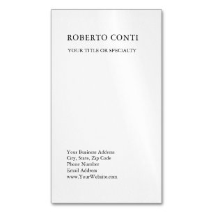 Einzigartig Modernes Schlichtes Minimalistisch Magnetische Visitenkarte