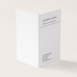Einzigartig Modernes Schlichtes Minimalistisch Visitenkarten