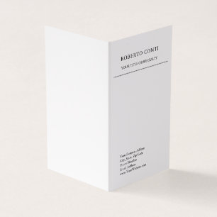 Einzigartig Modernes Schlichtes Minimalistisch Visitenkarten