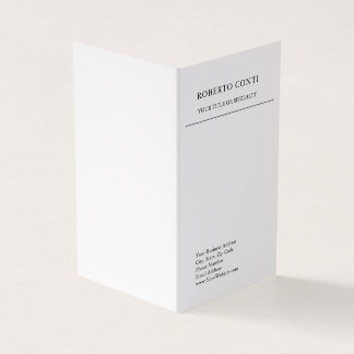 Einzigartig Modernes Schlichtes Minimalistisch Visitenkarten