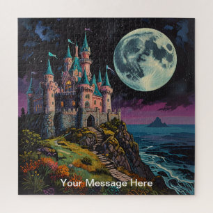 Einzigartig psychedelisch und lustig personalisier puzzle