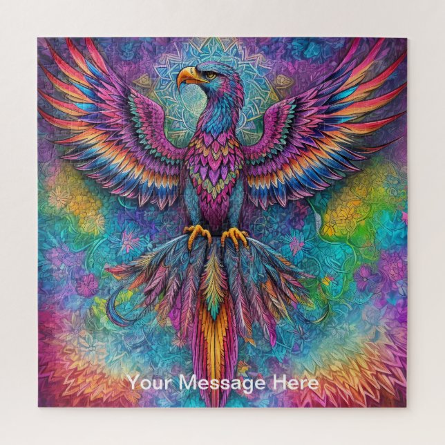 Einzigartig psychedelisch und lustig personalisier puzzle (Vertikal)