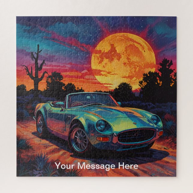 Einzigartig psychedelisch und lustig personalisier puzzle (Vertikal)