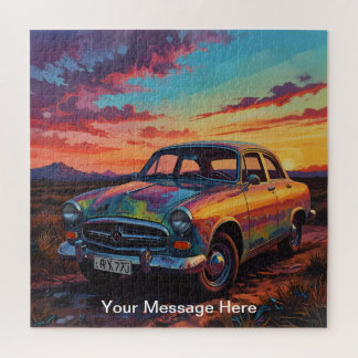 Einzigartig psychedelisch und lustig personalisier puzzle