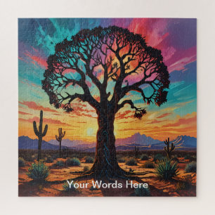 Einzigartig psychedelisch und lustig personalisier puzzle